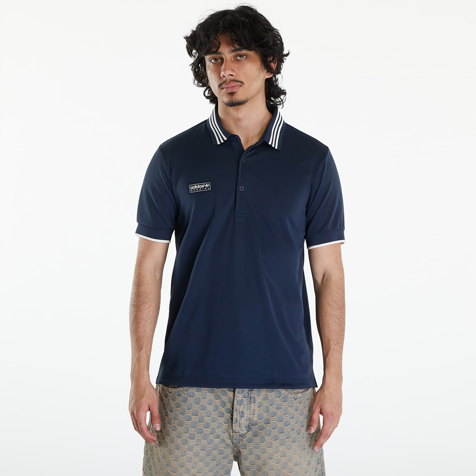 Тениски adidas Spezial Short Sleeve Polo T-Shirt Night Navy