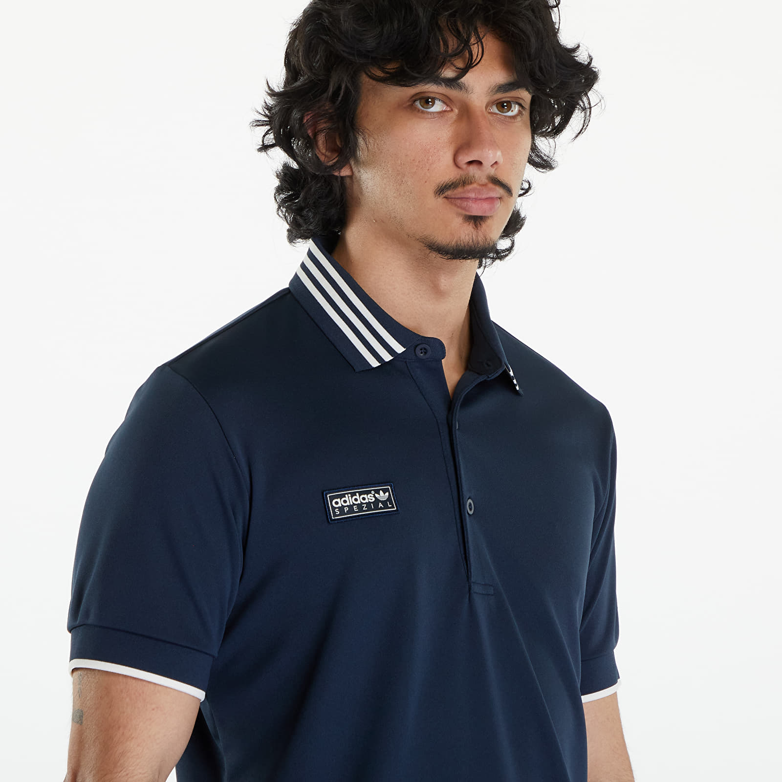 T-paidat adidas Spezial Short Sleeve Polo T-Shirt Night Navy