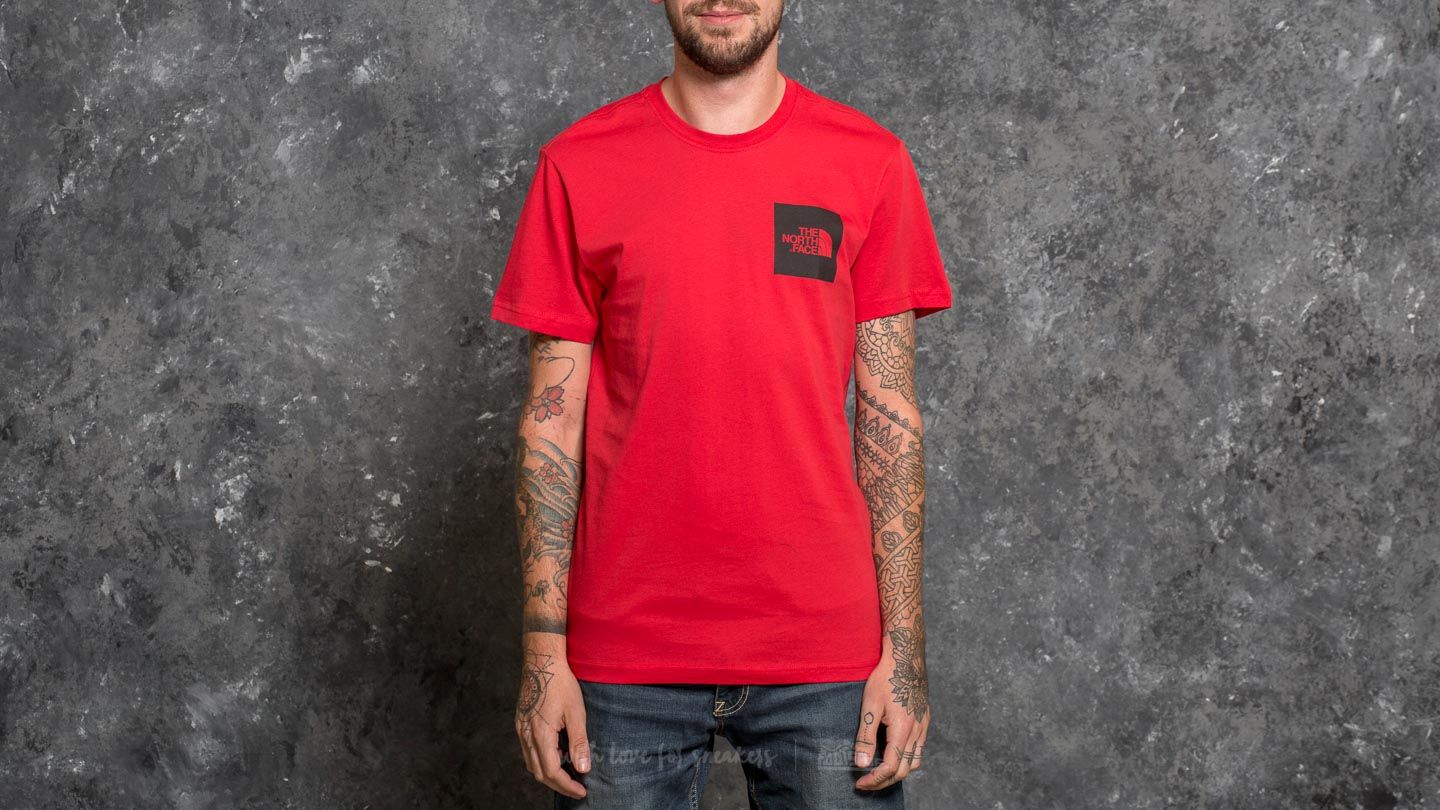 T-skjorter The North Face Shortsleeve Fine Tee Tnf Red
