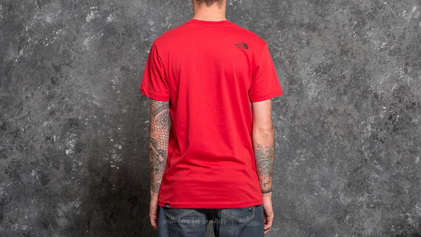 T-skjorter The North Face Shortsleeve Fine Tee Tnf Red
