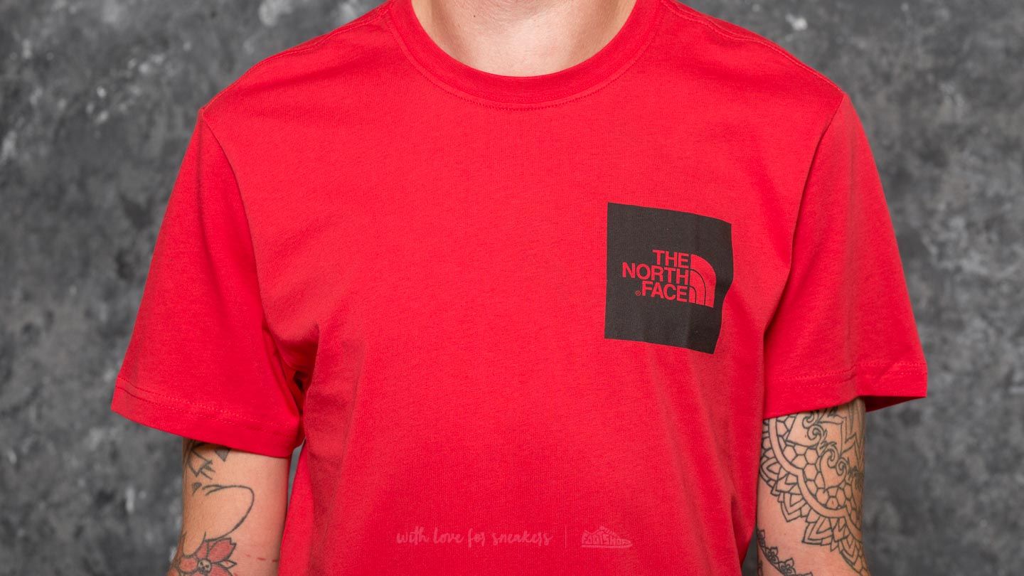 T-skjorter The North Face Shortsleeve Fine Tee Tnf Red