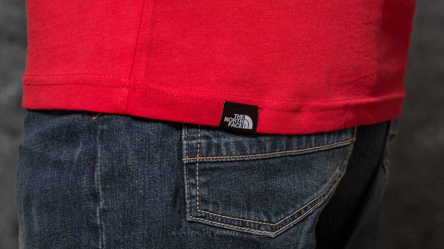 T-skjorter The North Face Shortsleeve Fine Tee Tnf Red