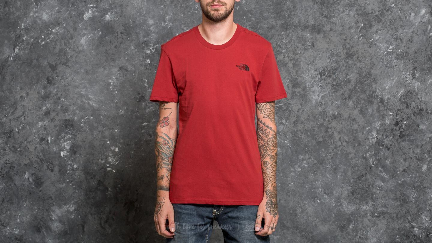 Magliette The North Face Shortsleeve Simple Do Tee Cardinal Red