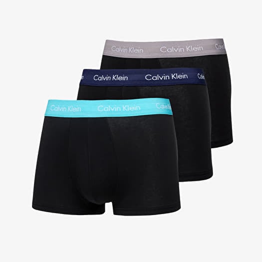 Calvin klein trunks 3 pack in cotton stretch cheap