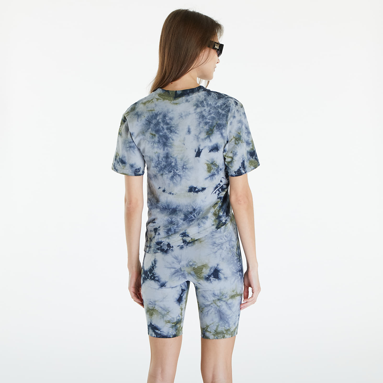 T-Shirts Patta Femme Tie Dye Cropped Ruched T-Shirt Quarry