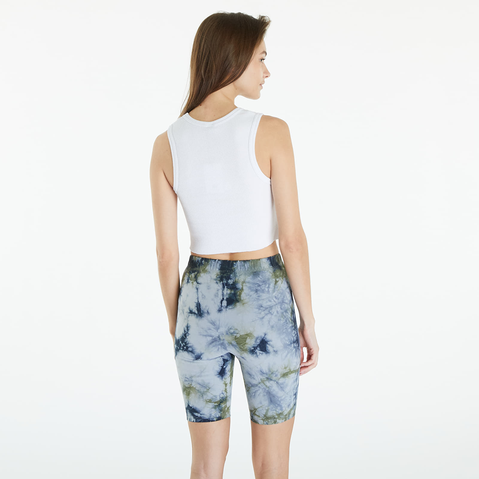Koszulki na ramiączkach Patta Femme Cropped Waffle Tank Top White