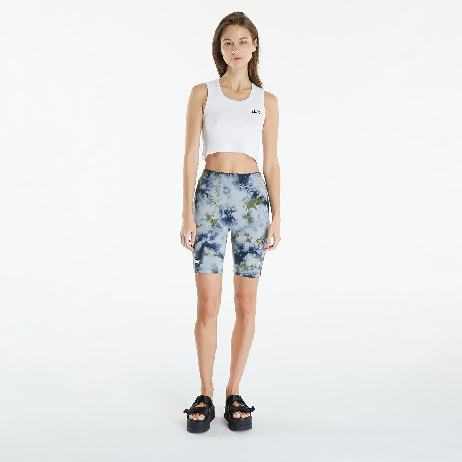 Rövidnadrágok Patta Femme Tie Dye Bikershorts Quarry