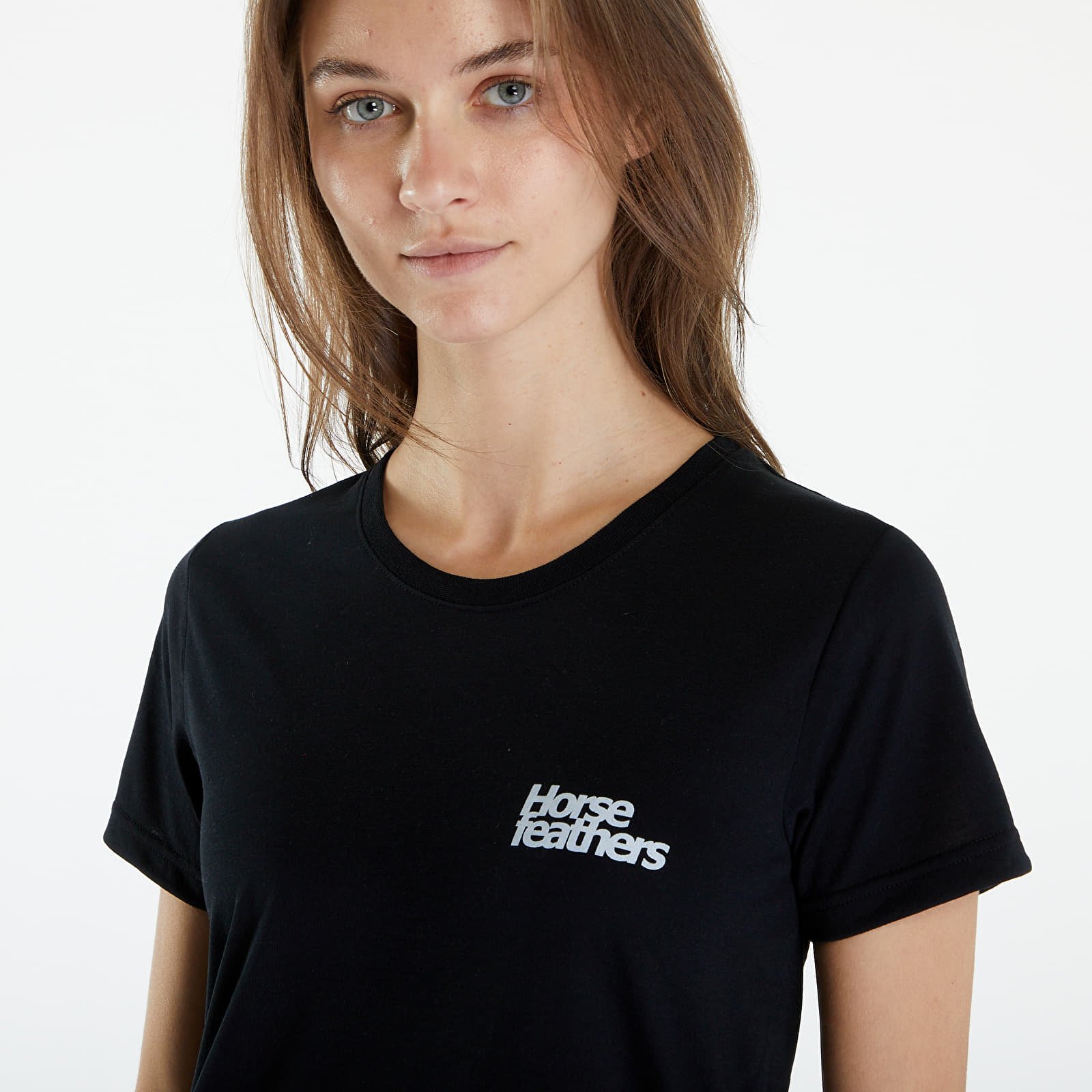 T-paidat Horsefeathers Leila II Tech T-Shirt Black