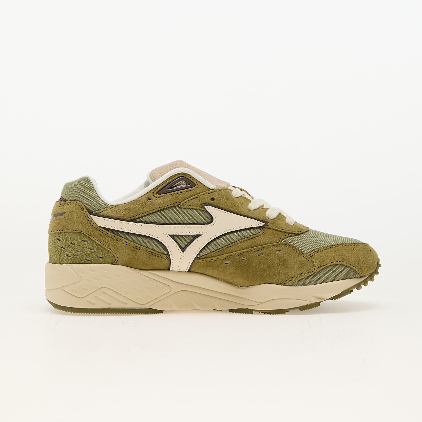 Herren Sneaker und Schuhe Mizuno Contender Premium Olive Drab/ Smoke Green/ Cloud Cream