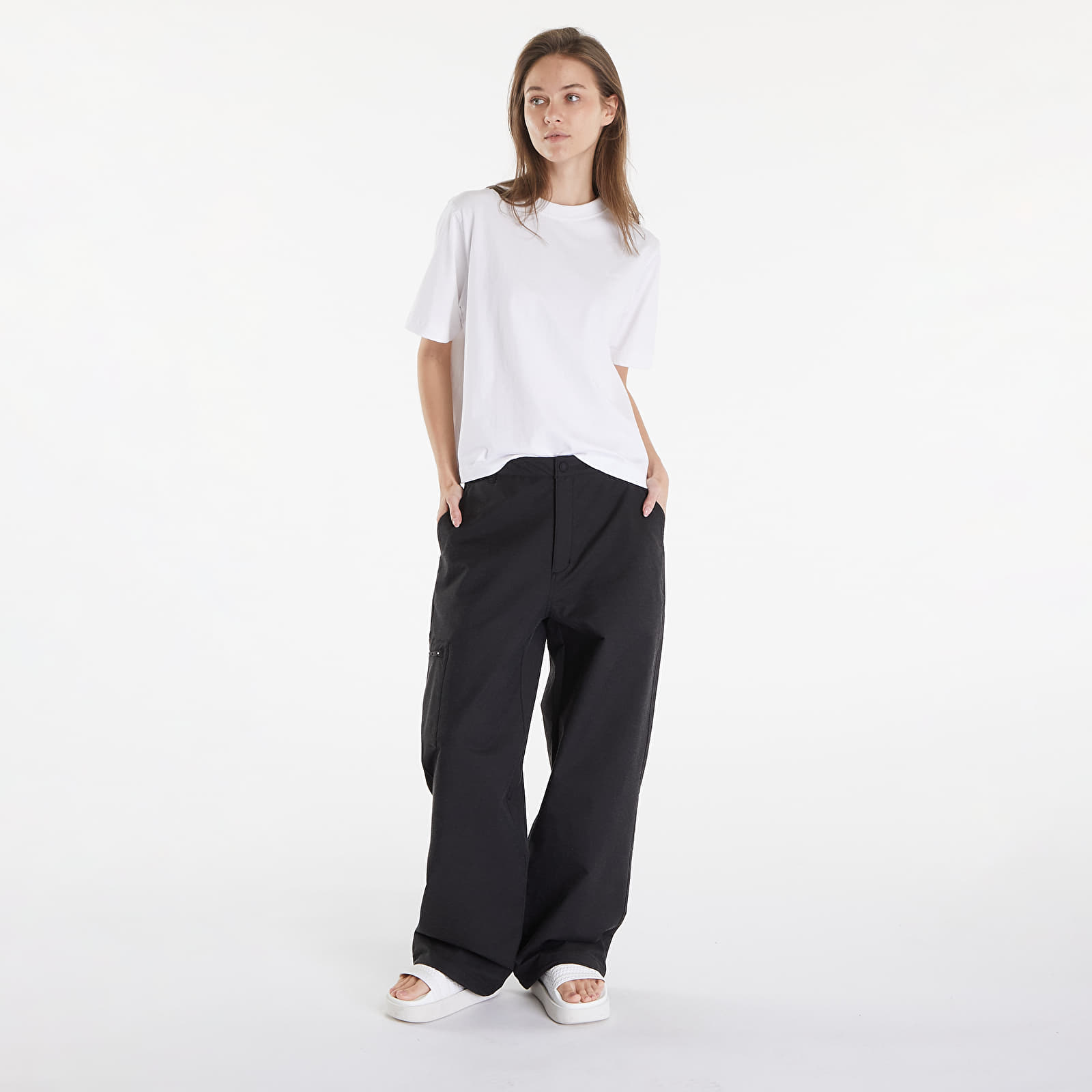 Džíny a kalhoty The North Face M66 Tek Twill Wide Leg Pant TNF Black
