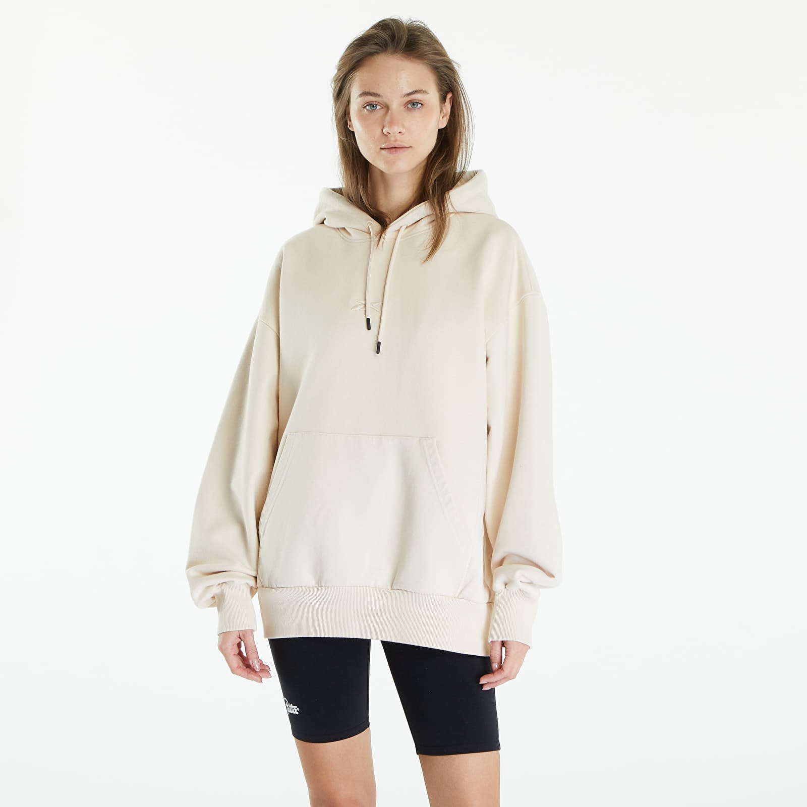 Mikiny Reebok LTD Oversized Hoodie UNISEX Beige