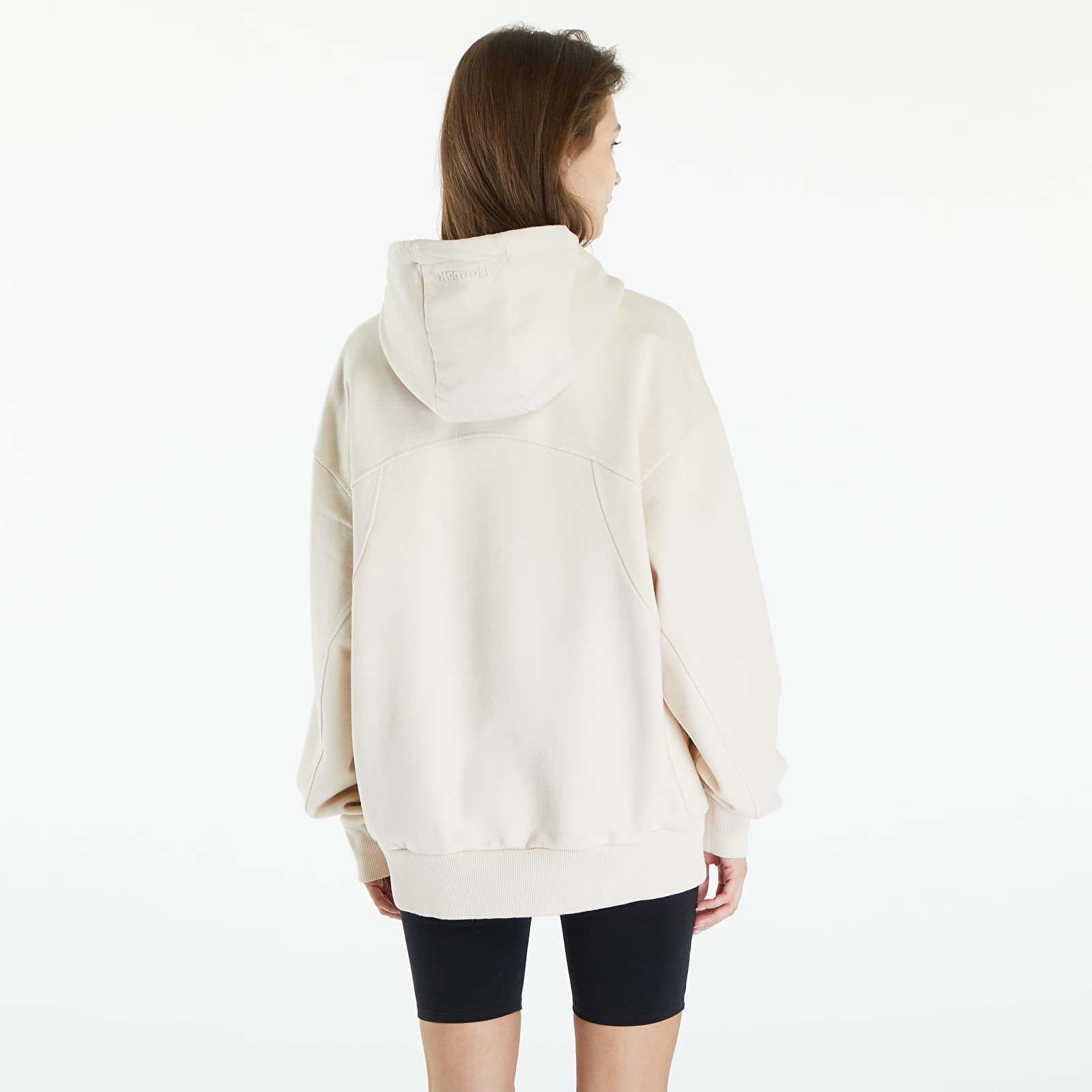 Mikiny Reebok LTD Oversized Hoodie UNISEX Beige