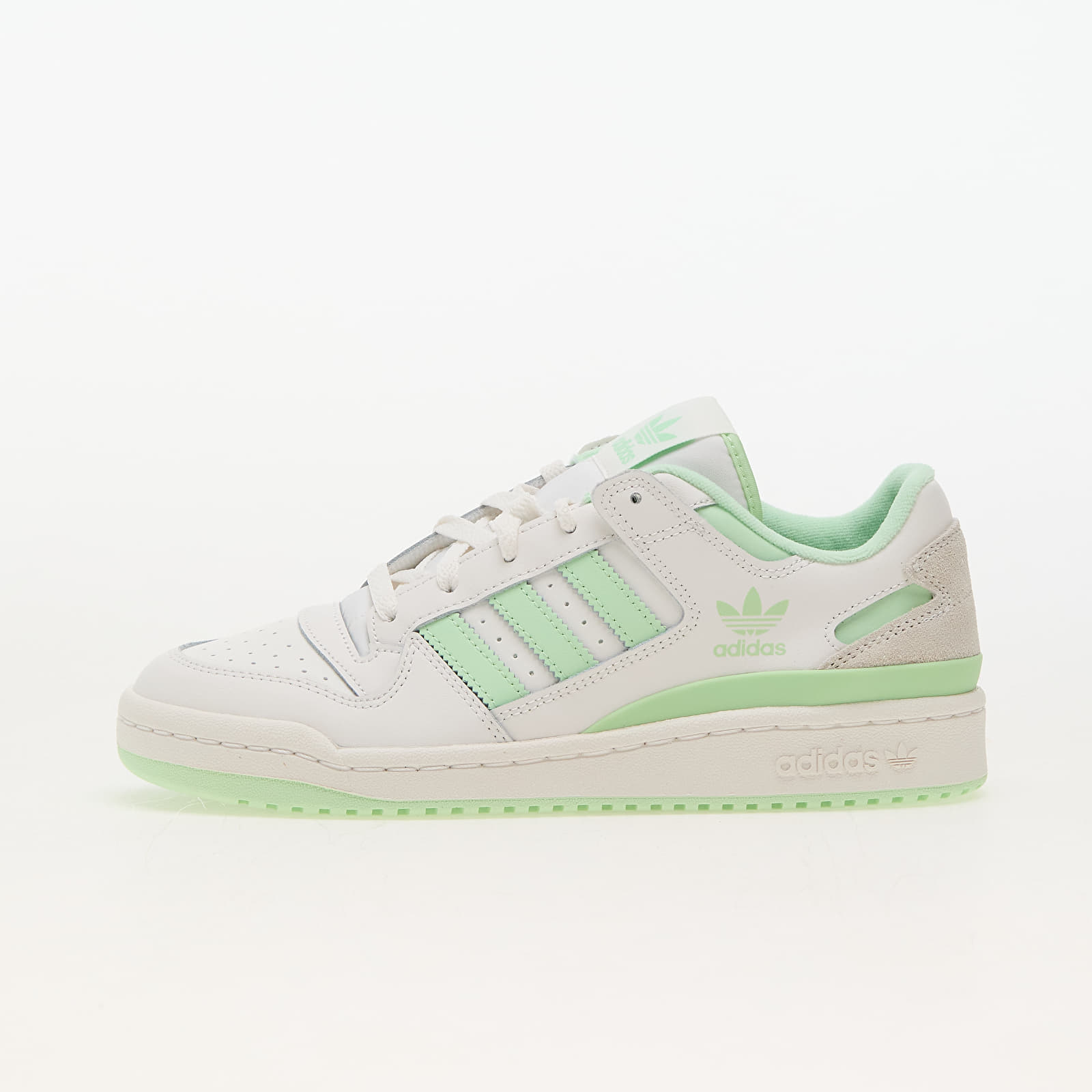 Women's shoes adidas Forum Low Cl W Cloud White/ Semi Green Spark/ Cloud White