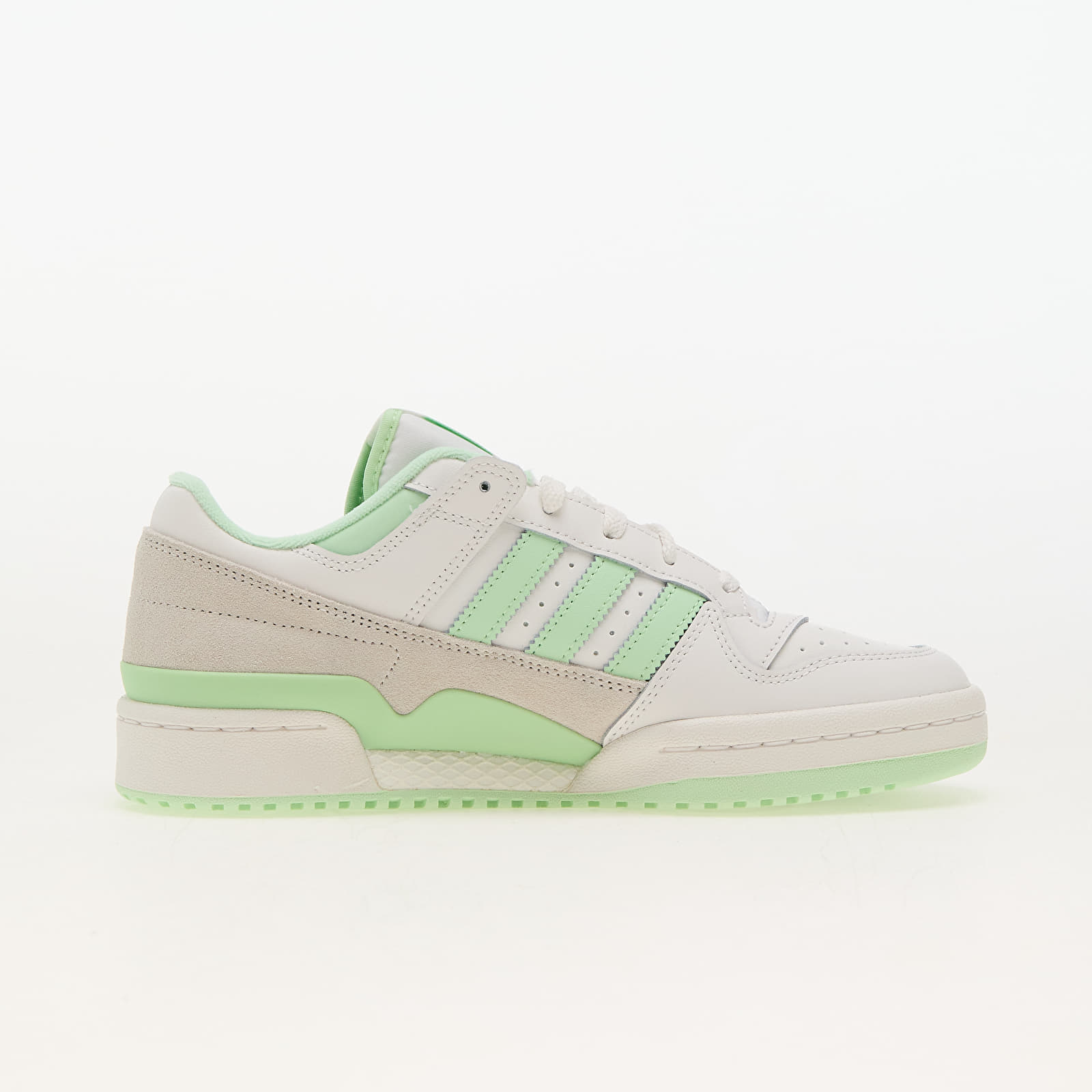 Women's shoes adidas Forum Low Cl W Cloud White/ Semi Green Spark/ Cloud White