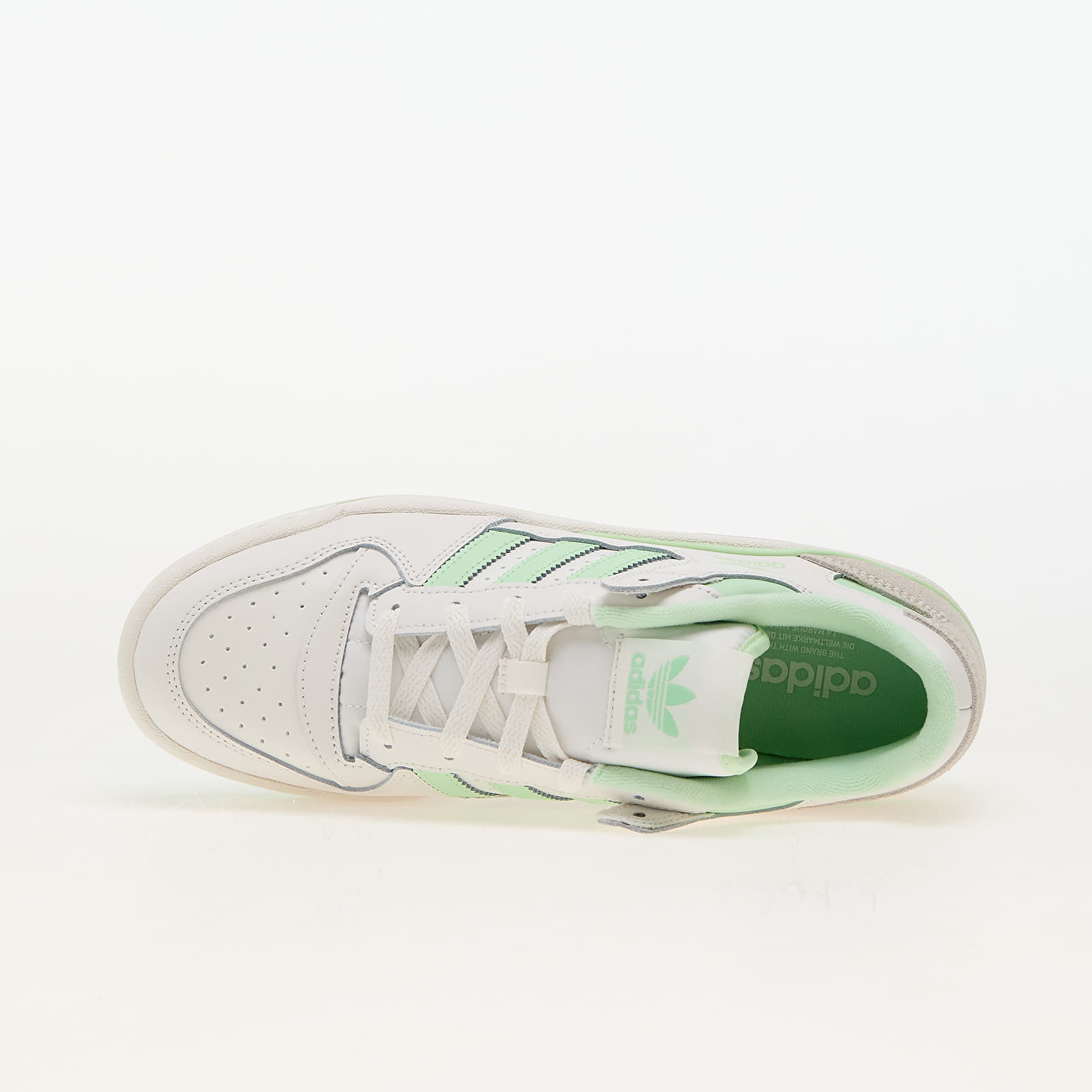 Women's shoes adidas Forum Low Cl W Cloud White/ Semi Green Spark/ Cloud White