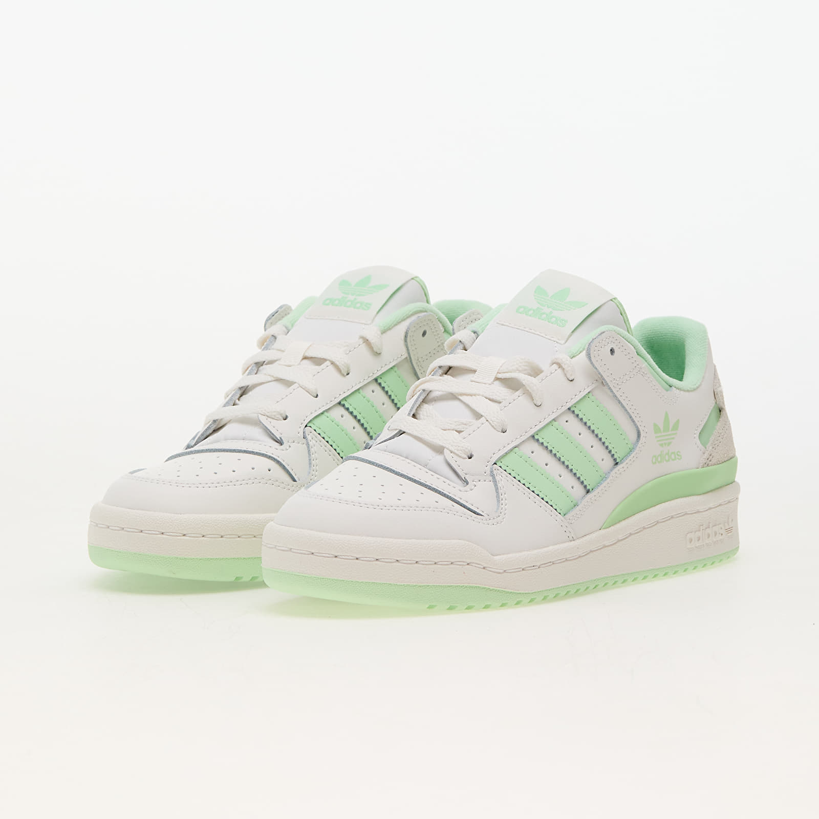 Женская обувь adidas Forum Low Cl W Cloud White/ Semi Green Spark/ Cloud White