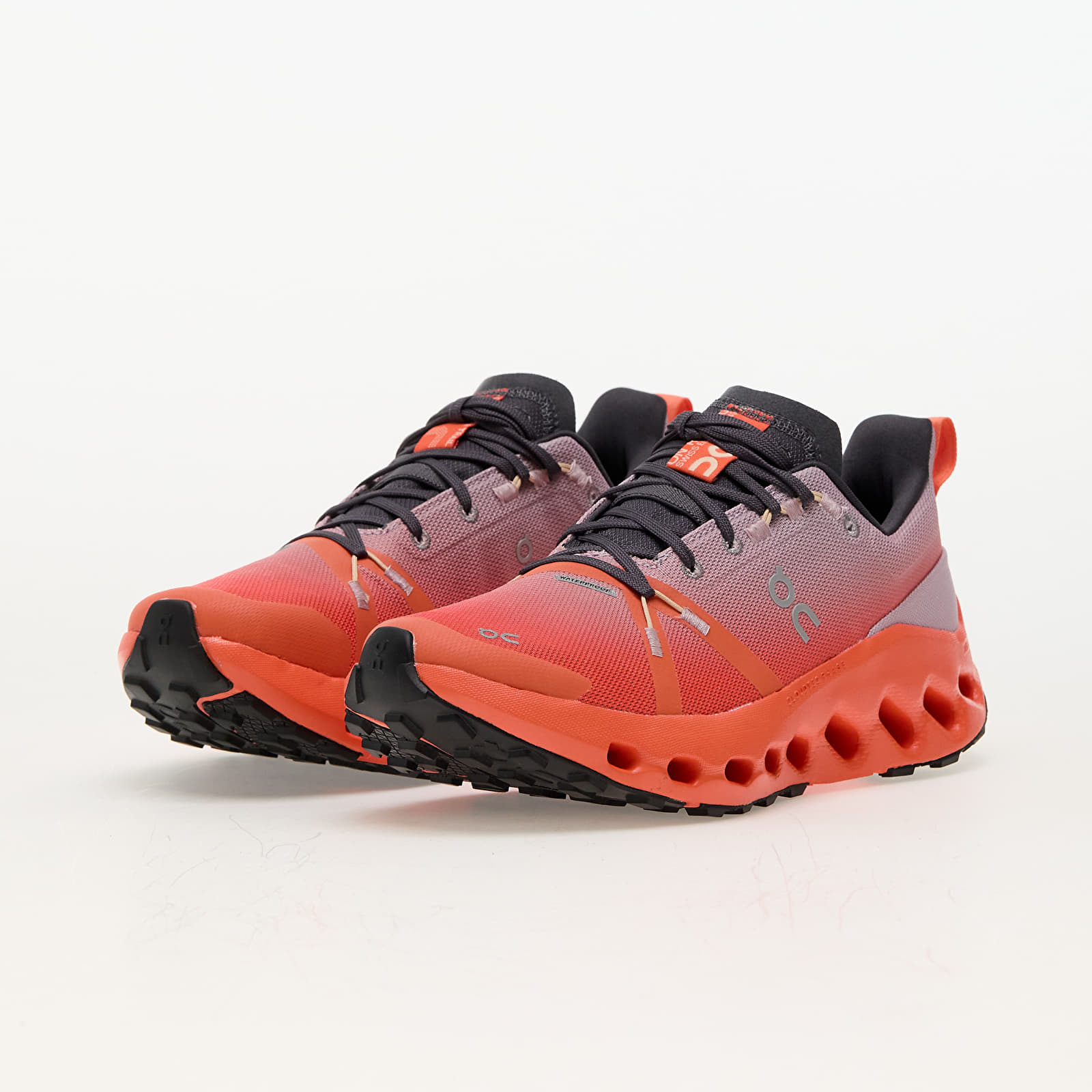 Women's shoes On W Cloudsurfer Trail Wp Mauve/ Flame