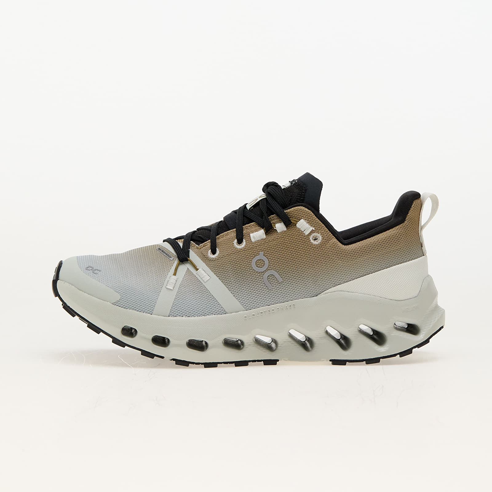 Damen Sneaker und Schuhe On W Cloudsurfer Trail Waterproof Safari/ Mineral