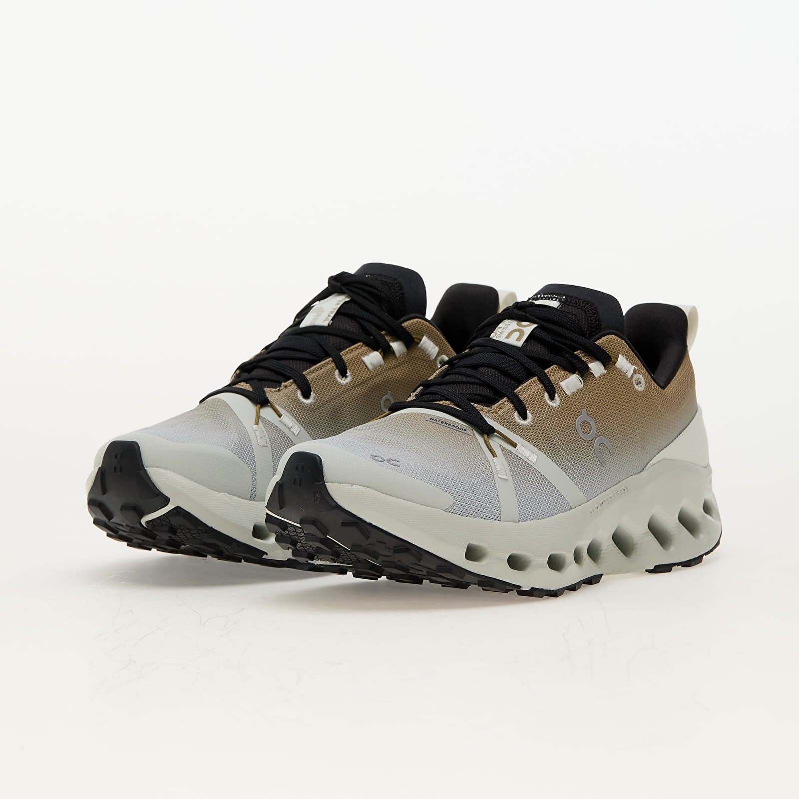 Damen Sneaker und Schuhe On W Cloudsurfer Trail Waterproof Safari/ Mineral