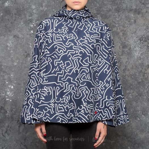 Jackets Herschel Supply Co. W Voyage Poncho Jacket Peacoat Keith