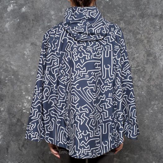 Jackets Herschel Supply Co. W Voyage Poncho Jacket Peacoat Keith