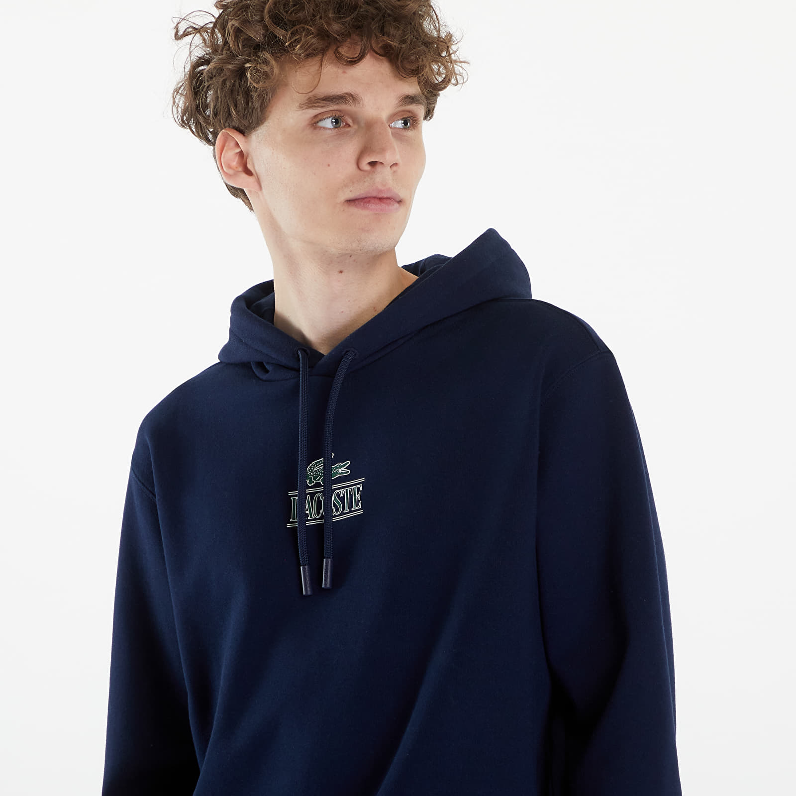 Sweatjacken und Sweatshirts LACOSTE Men's Sweatshirt Navy Blue