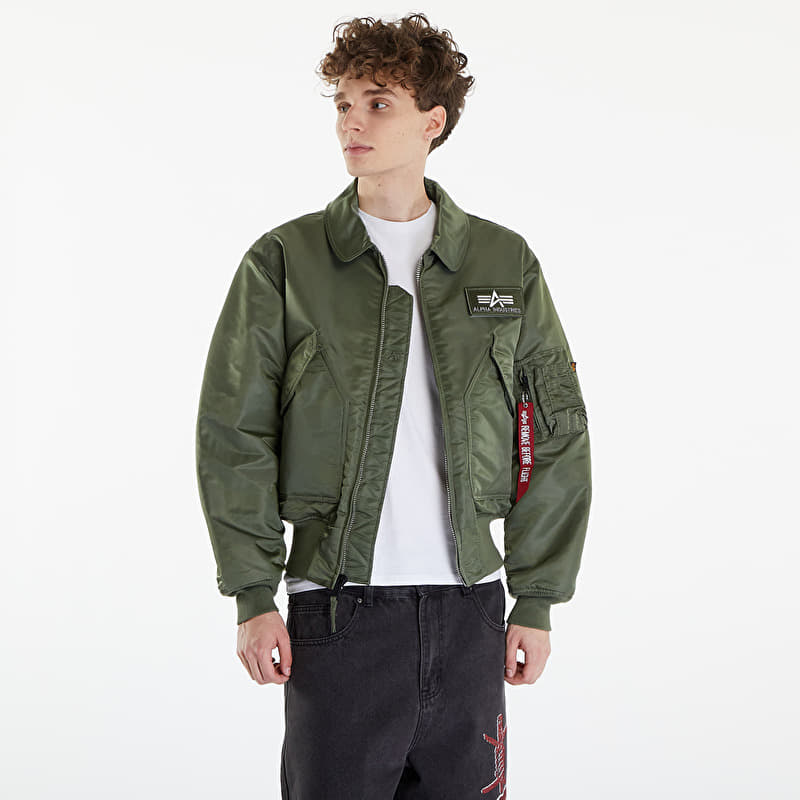 Bomber Alpha Industries CWU 45 Heritage Sage Green