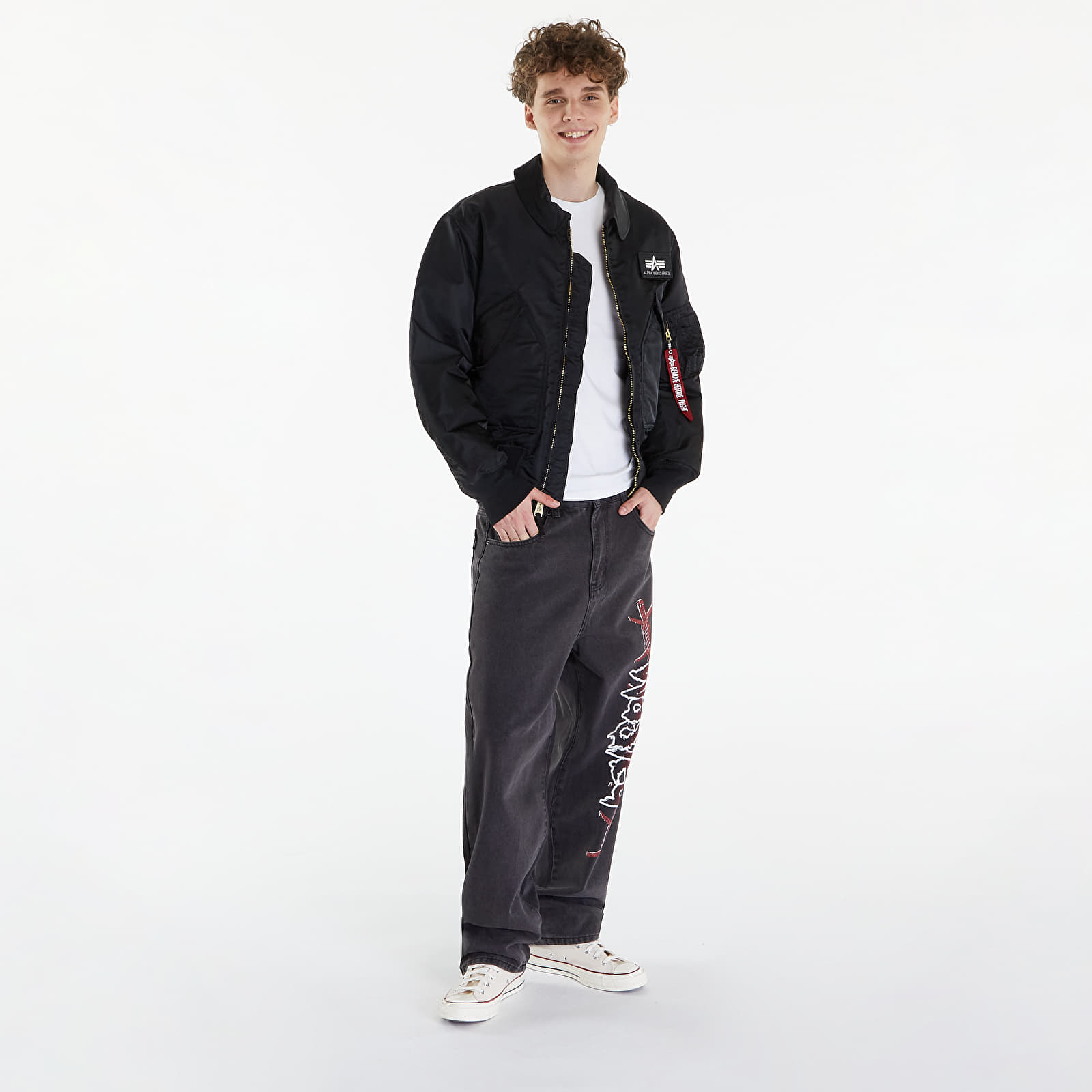 "Bomber" striukės Alpha Industries CWU 45 Heritage Black