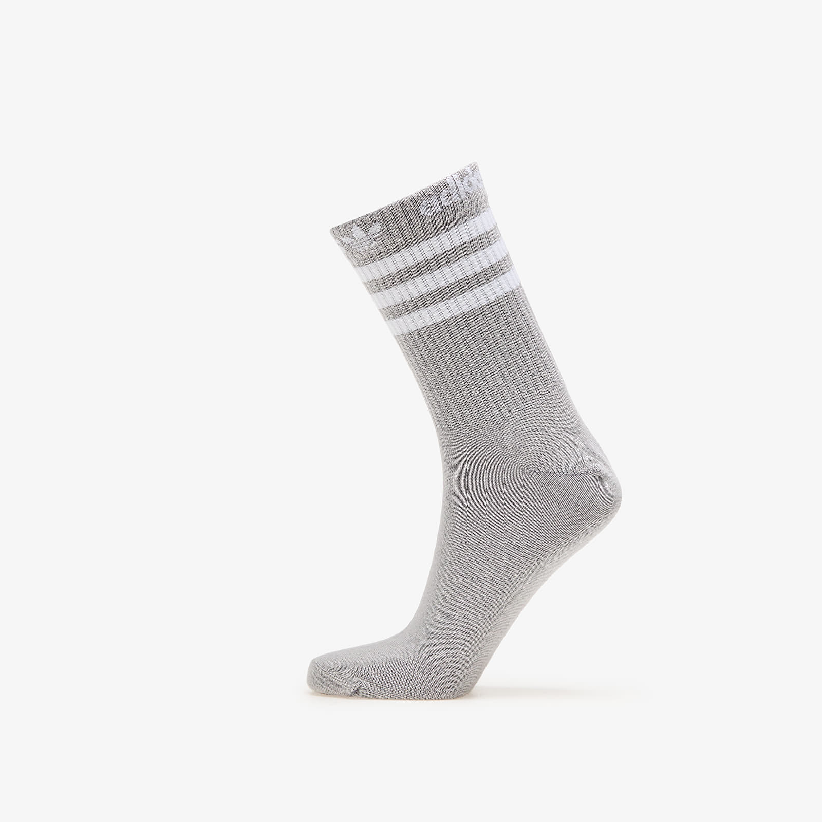 Kojinės adidas Adicolor Crew Socks 3-Pack Mgh Solid Grey/ White/ Better Scarlet