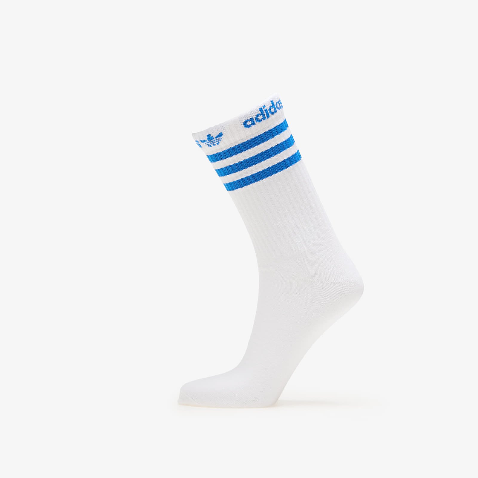 Kojinės adidas Adicolor Crew Socks 3-Pack Mgh Solid Grey/ White/ Better Scarlet