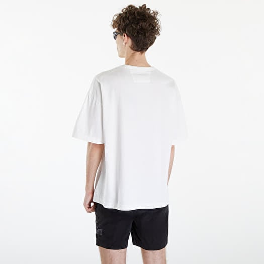 CP COMPANY｜SHORT-SLEEVED ROUND NECK T-SHIRTS (70/2 Merc C.P. Company Short Sleeve Small Logo T-Shirt White at