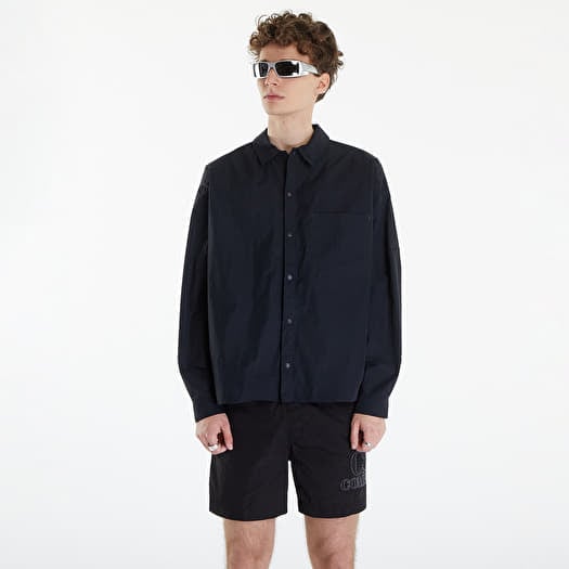 Shirt Nike Sportswear Tech Pack Men's Woven Long-Sleeve Shirt Black/ Black/ Black