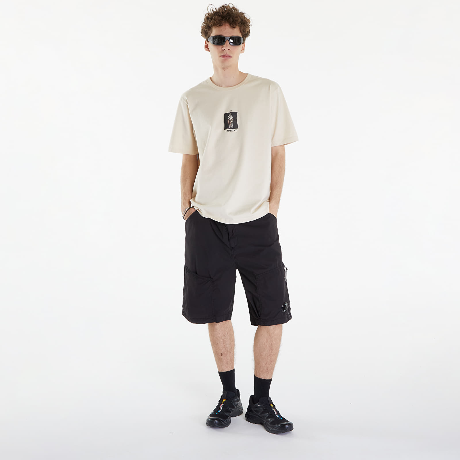 Korte broeken C.P. Company Cargo Shorts Black