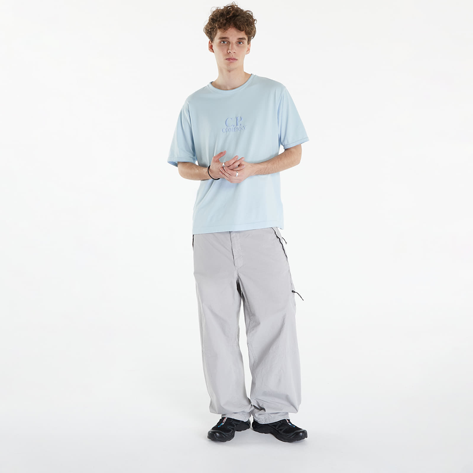 Карго панталони C.P. Company Cargo Pants Drizzle Grey