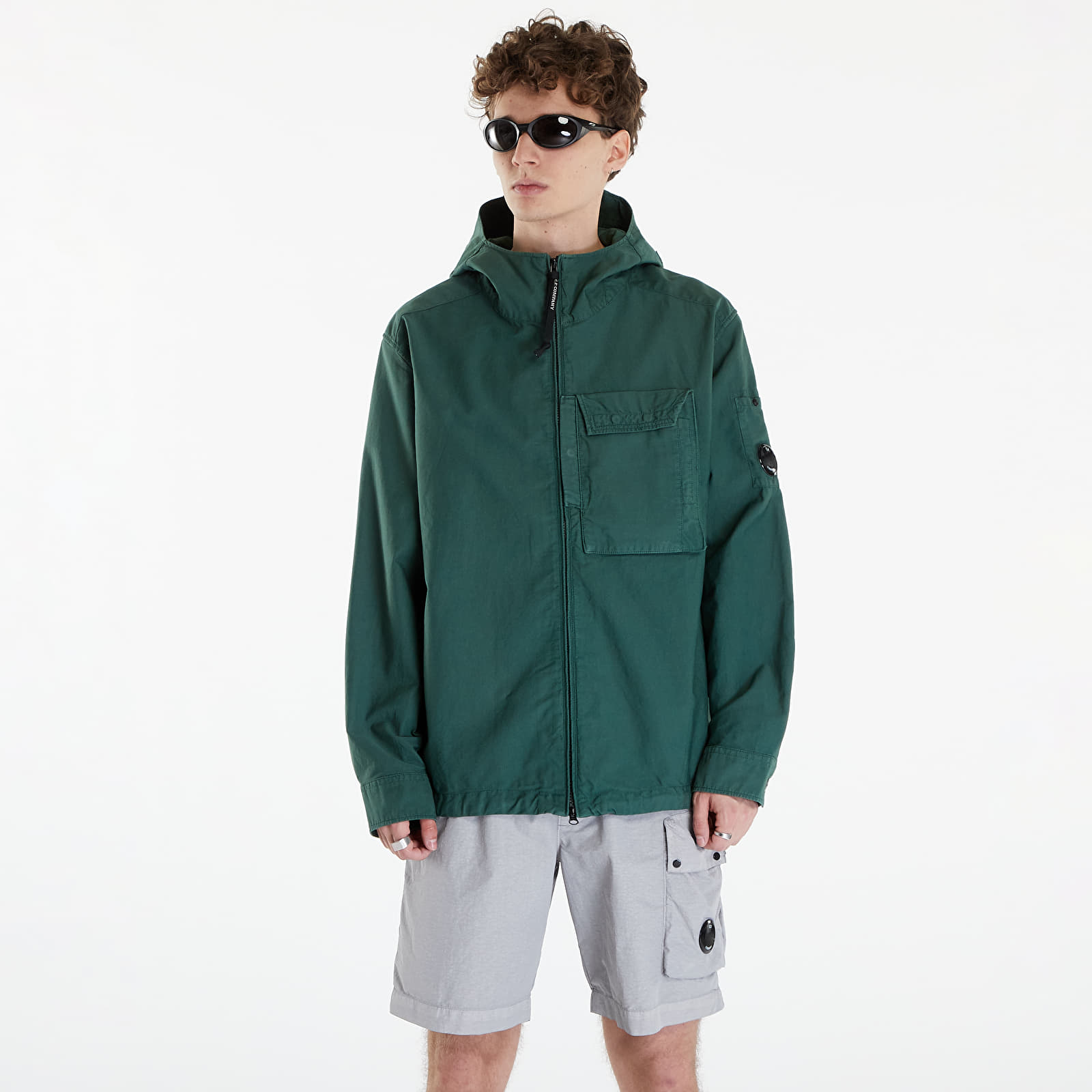 Bundy C.P. Company Ottoman Long Sleeve Jacket Duck Green