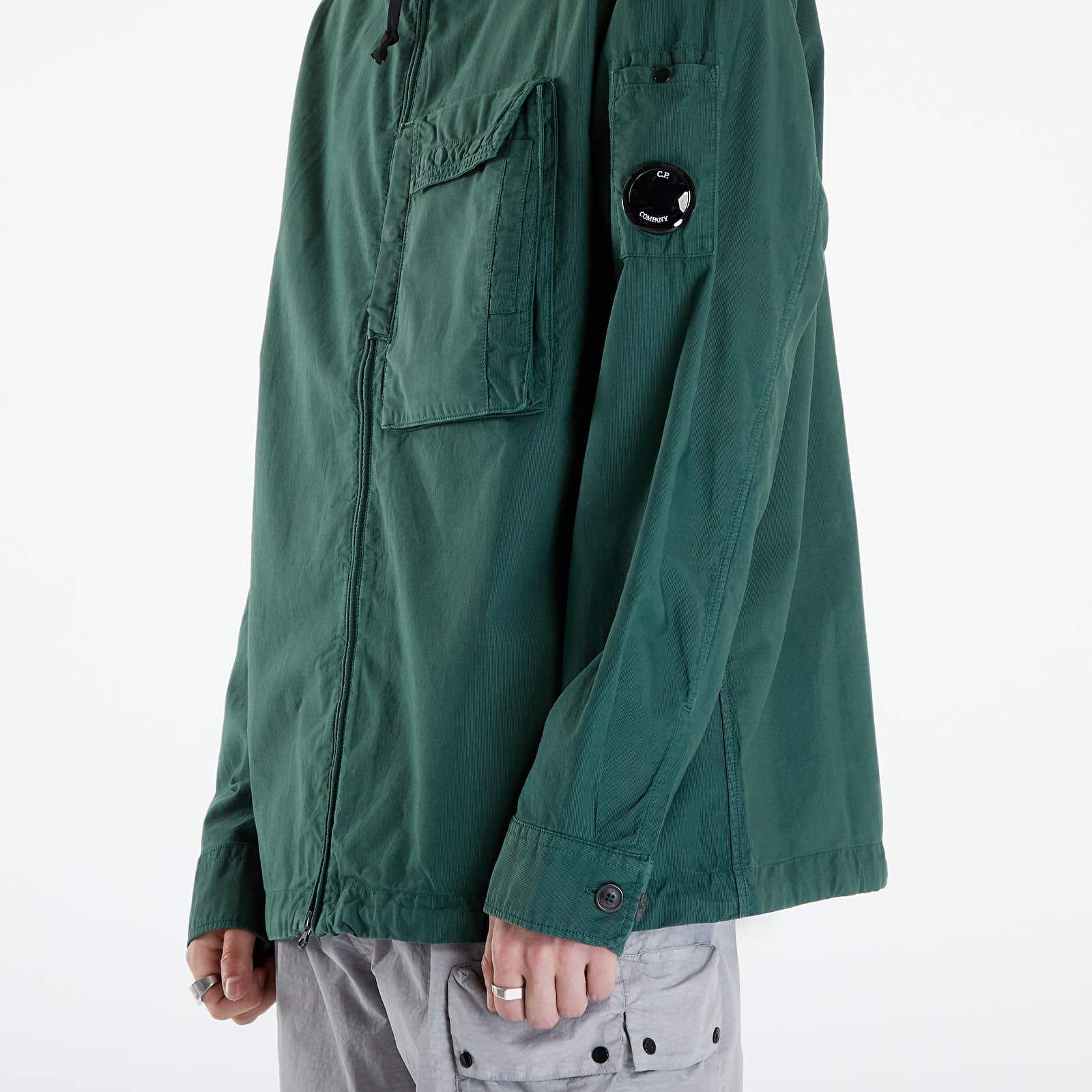 Bundy C.P. Company Ottoman Long Sleeve Jacket Duck Green