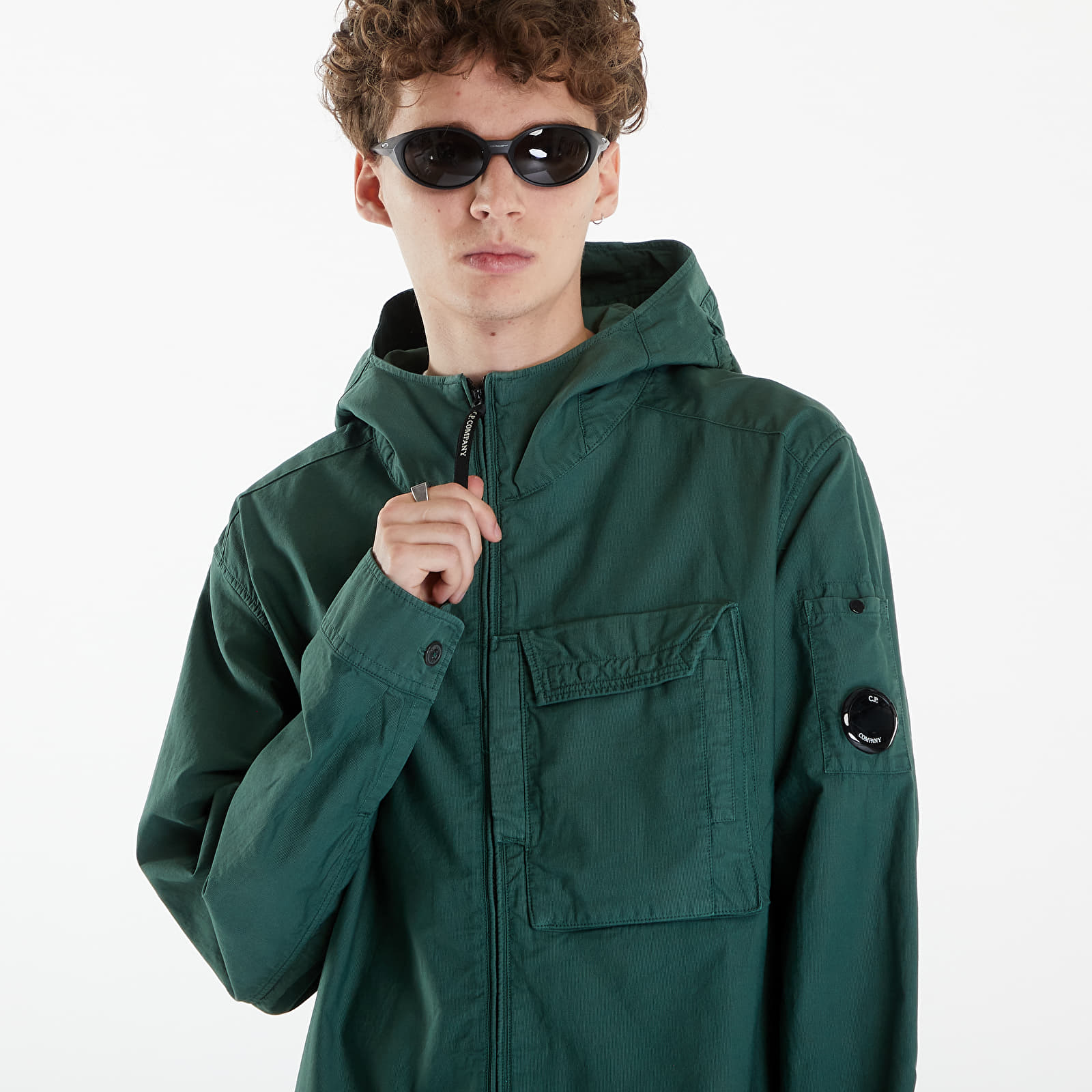 Bundy C.P. Company Ottoman Long Sleeve Jacket Duck Green