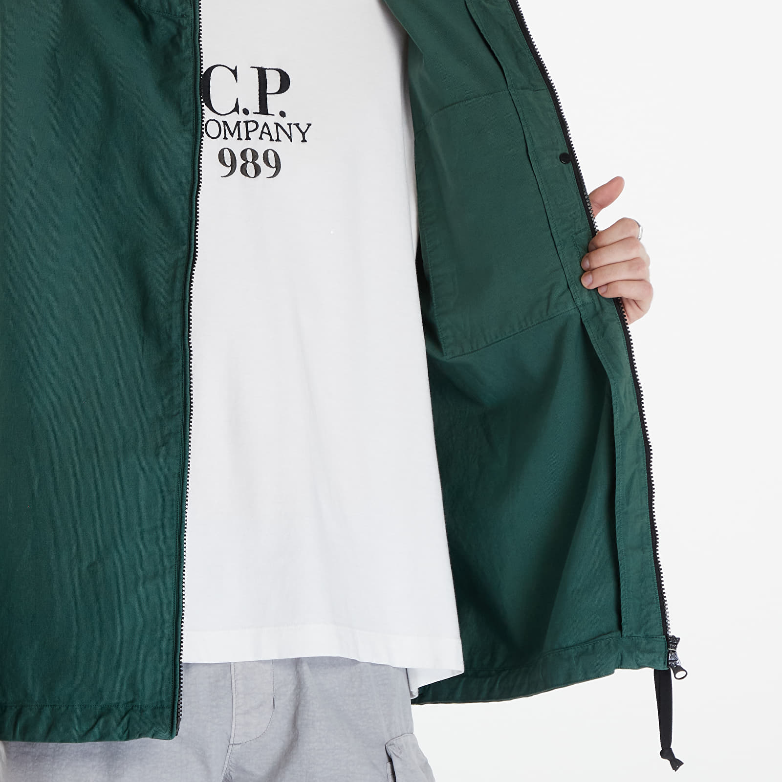 Bundy C.P. Company Ottoman Long Sleeve Jacket Duck Green