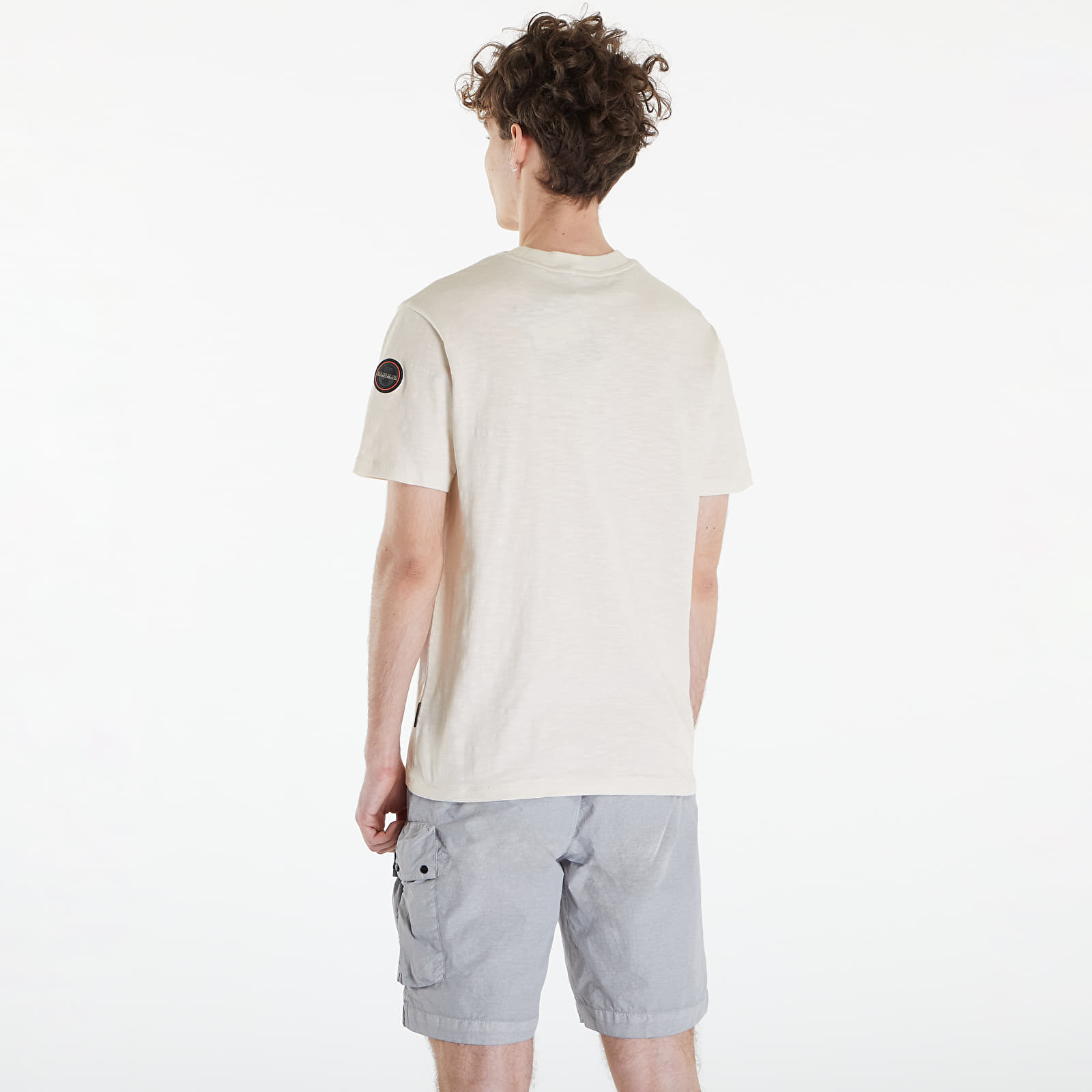 T-Shirts Napapijri Tepees Short Sleeve T-Shirt White Whisper