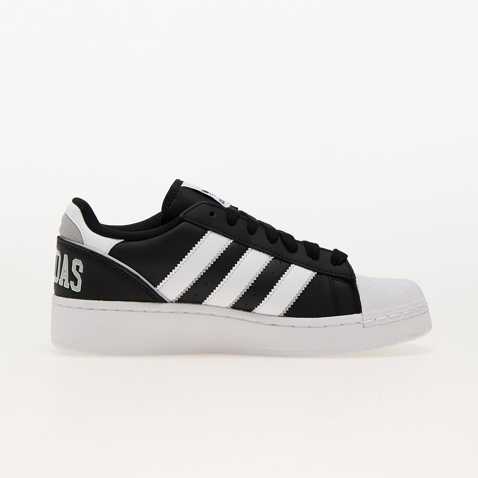 Men s shoes adidas Superstar Xlg T Core Black Ftw White Grey Two Footshop