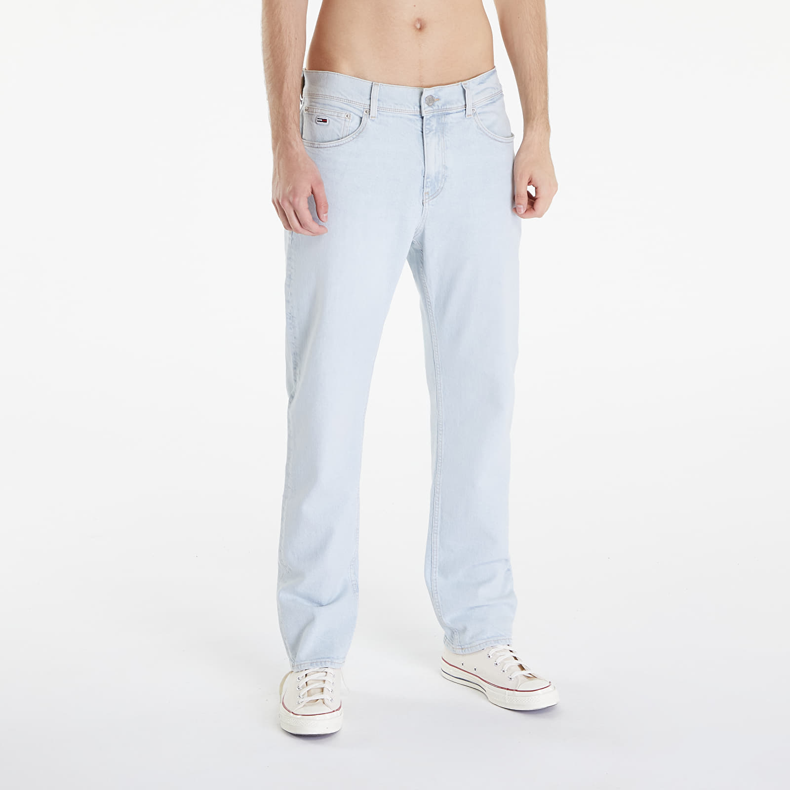 Džíny Tommy Jeans Ethan Relaxed Straight Jeans Denim Light