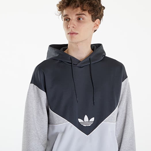 adidas Adicolor Cutline Hoodie Dark Grey Heather Light Grey Heather Medium Grey Heather Footshop