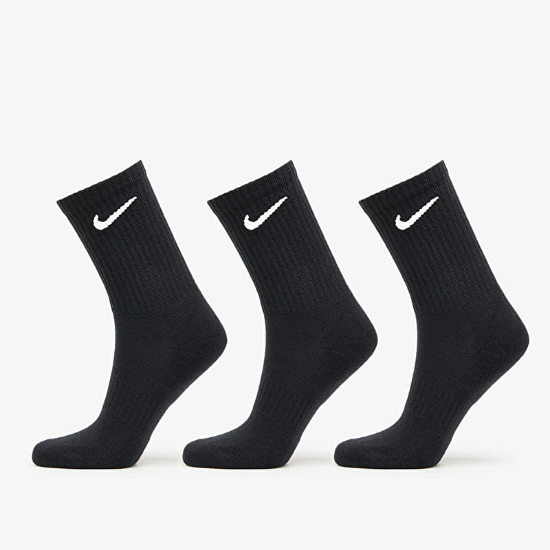 Socken Nike Everyday Cush 3-Pack Crew Socks Black/ White