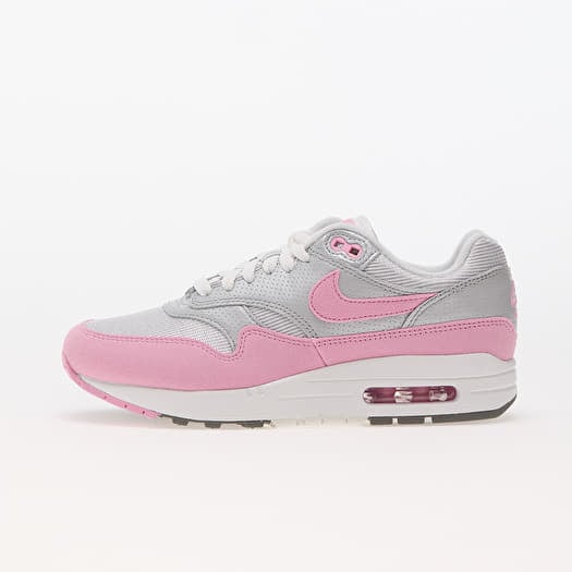 Damen Sneaker und Schuhe Nike W Air Max 1 87 Metallic Platinum Pink Rise Flat Pewter Footshop