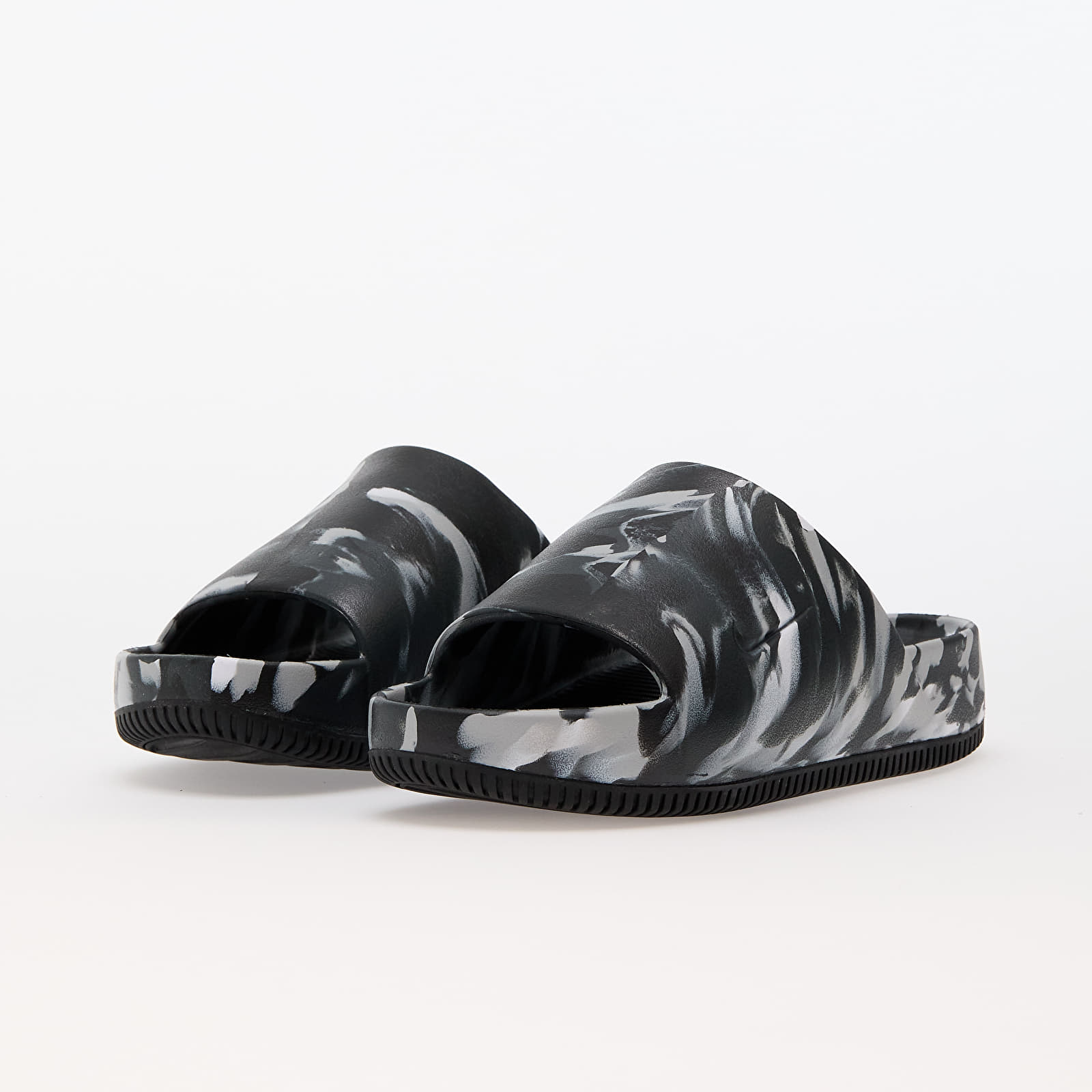 Herren Sneaker und Schuhe Nike Calm Slide SE Black/ Black-Black