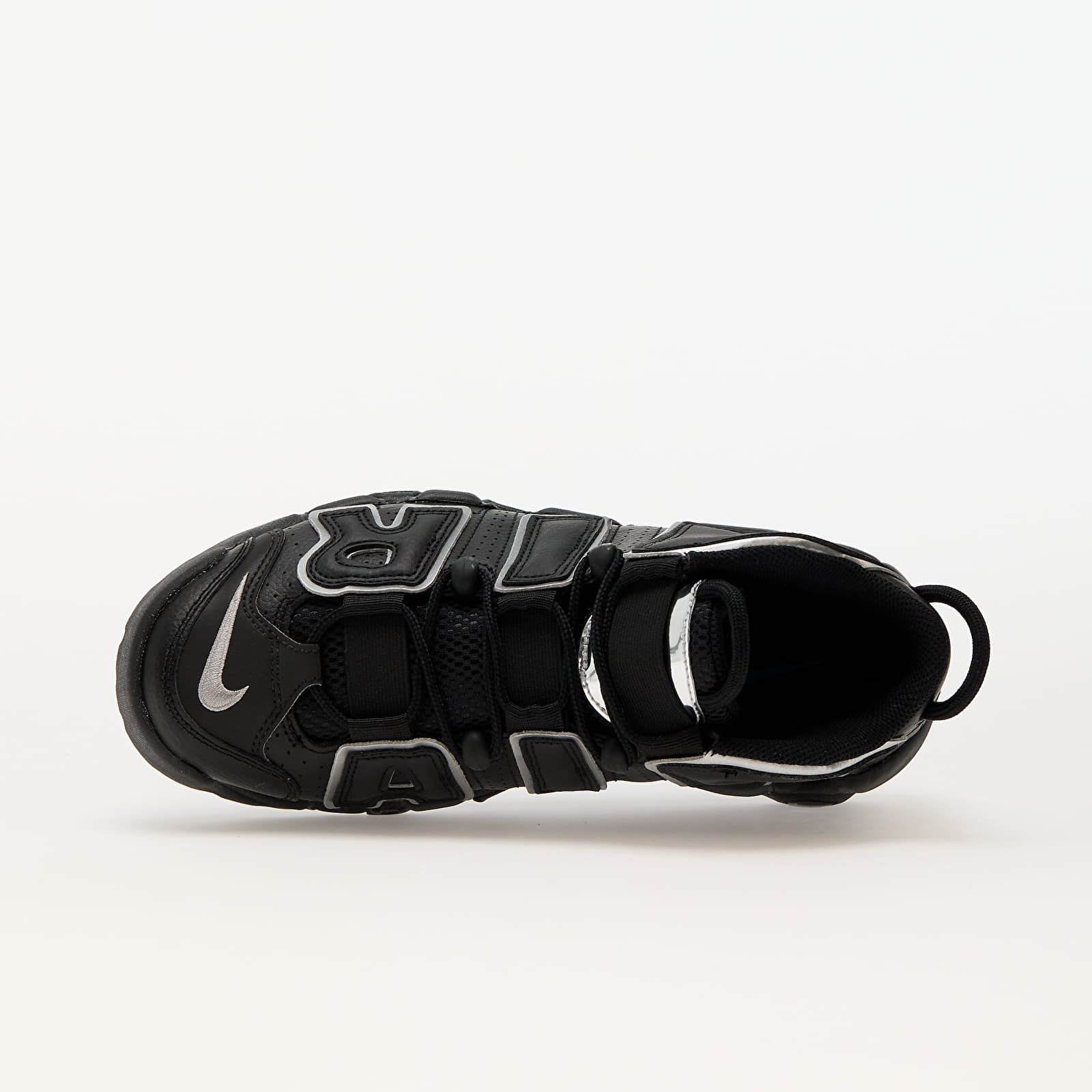 Dámske topánky a tenisky Nike W Uptempo '96 Black/ Metallic Silver-Turquoise Blue