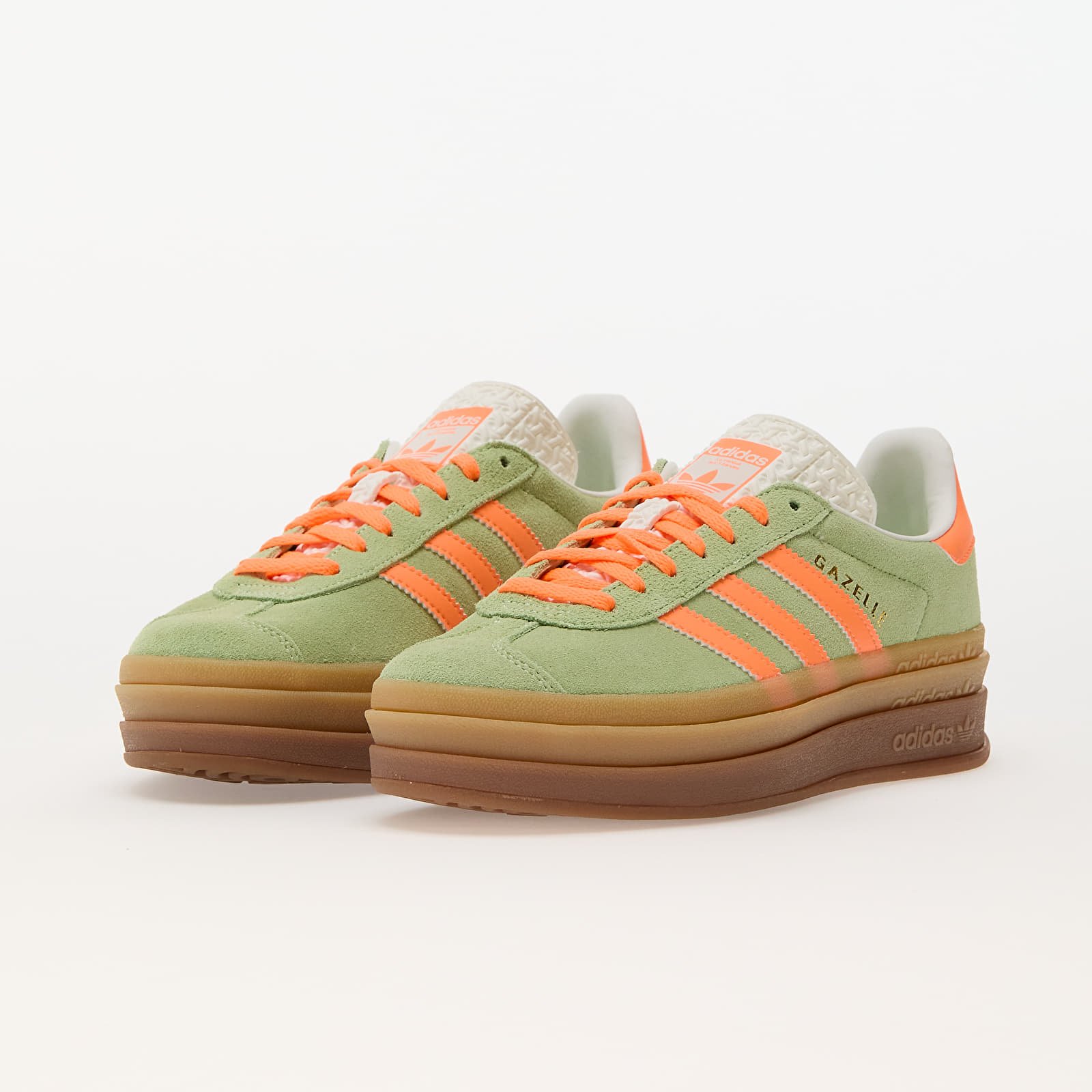 Zapatillas mujer adidas Gazelle Bold W Semi Green Spark/ Scrora/ Core White