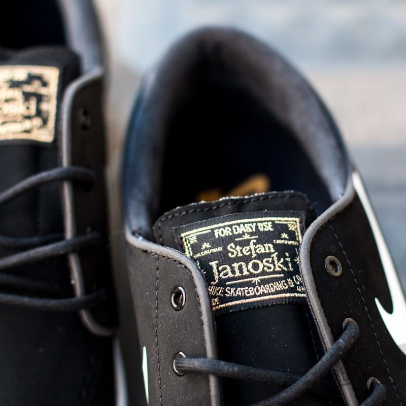 Pánské tenisky a boty Nike Lunar Stefan Janoski Black/White-Metallic Gold