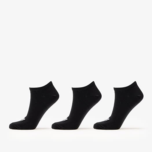 adidas Trefoil Liner Socks 3-Pack Black