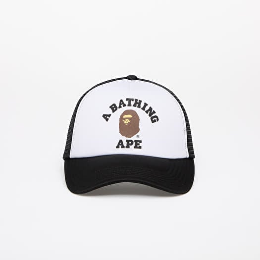 Cap A BATHING APE College Mesh Cap Black